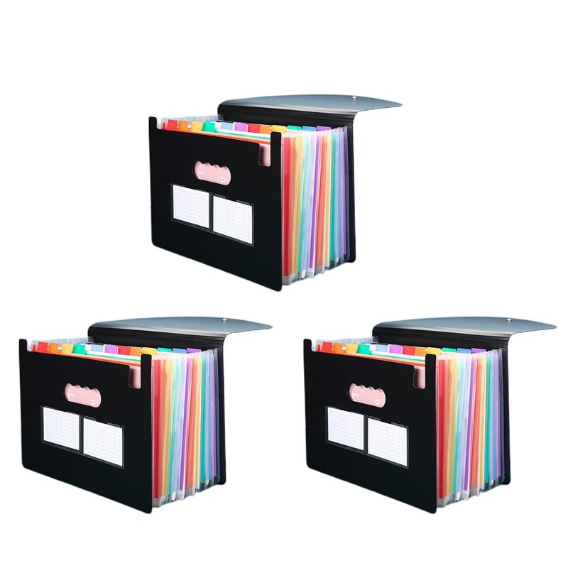 Expandable Accordion File Folder 13 Pockets - Superieure 3X 13-vakken uitbreidbare A4-map, uitbreidbare