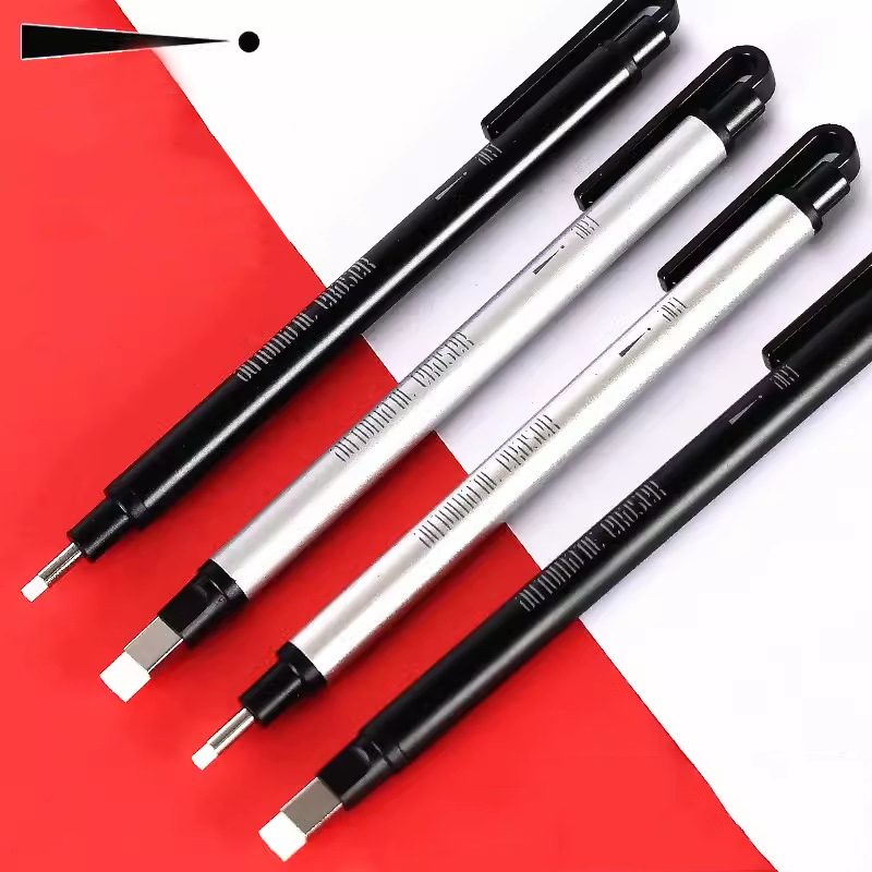 Retractable Eraser Pen Click - Intrekbare klik mechanische gum Pen Stijl