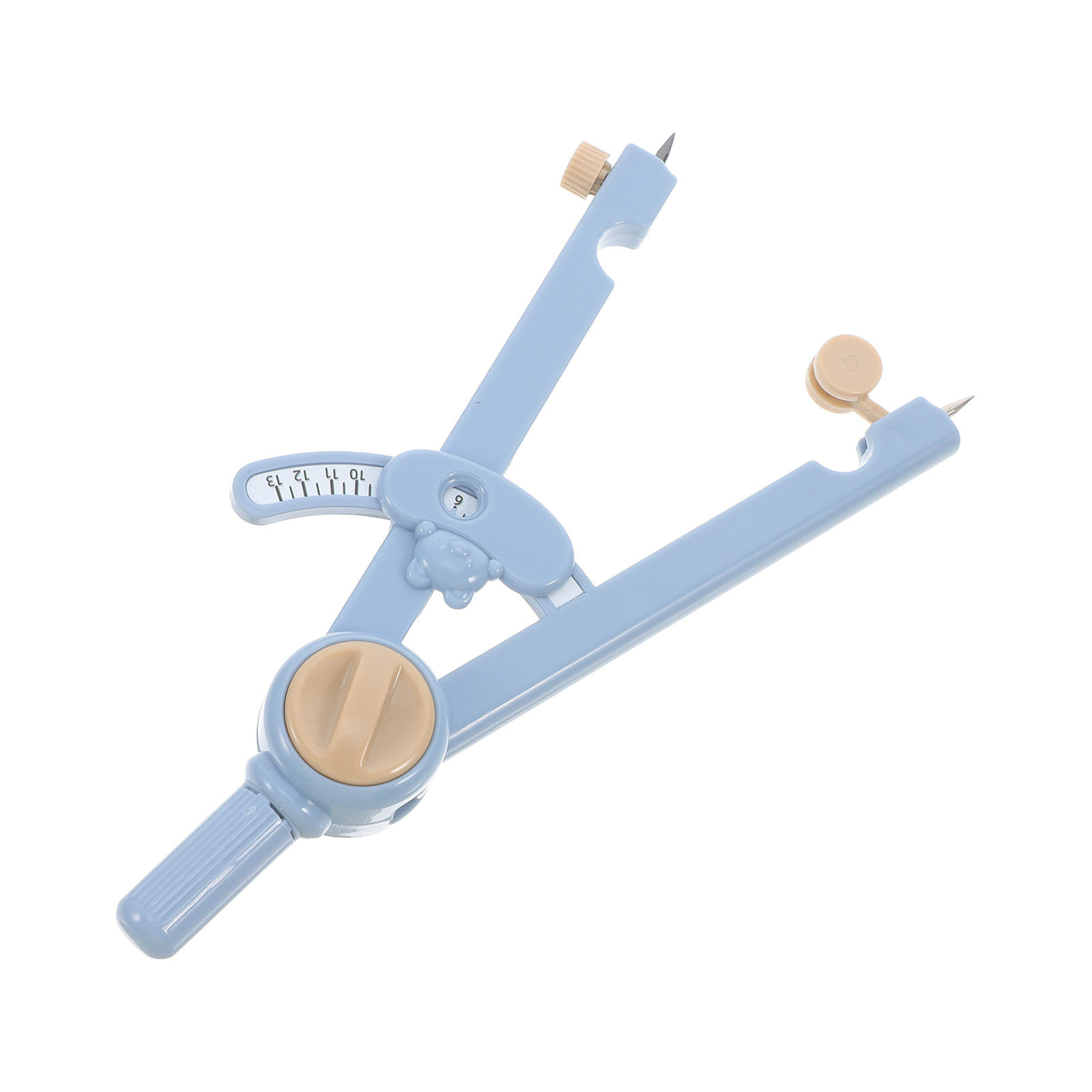 Math Geometry Set With Compass - 1 set veelzijdige metalen meetkundige passer,