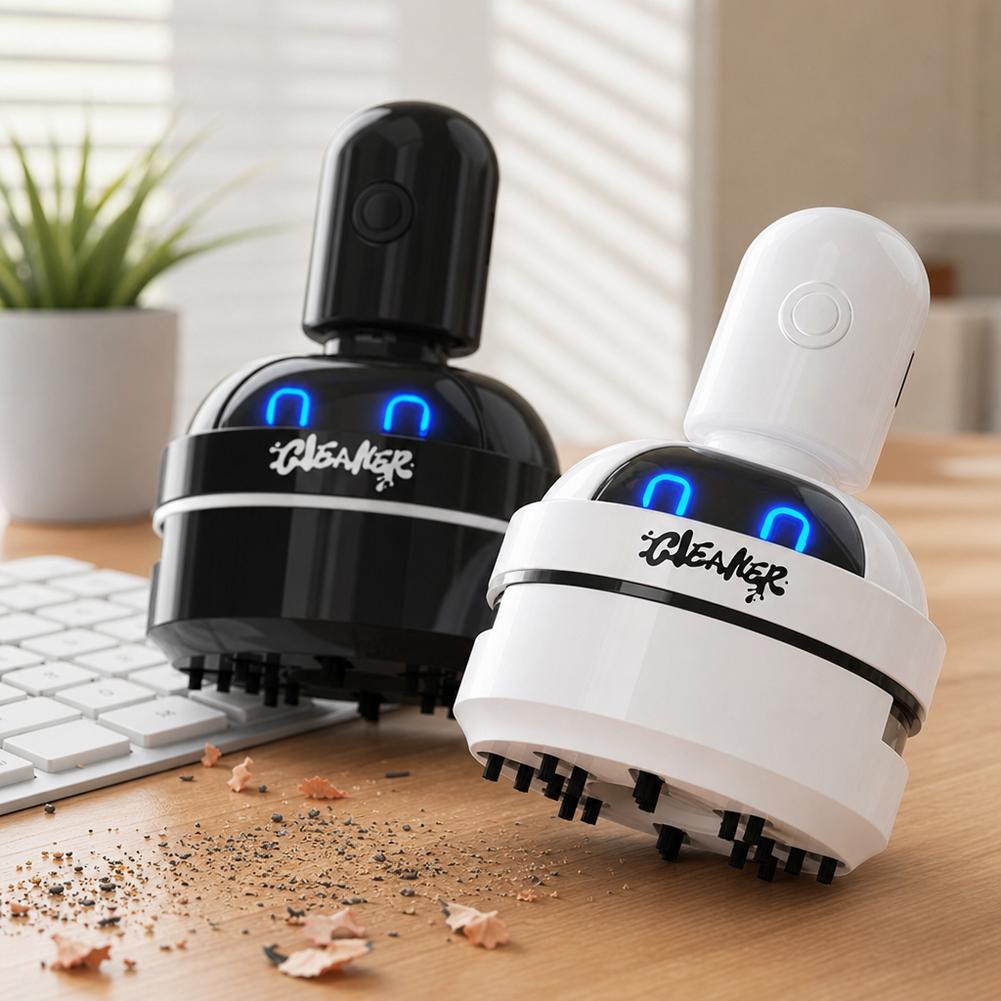 Mini Desktop Vacuum Cleaner For Eraser Dust - Desktopstofzuiger Cartoon Mini Draagbare Autostofzuiger voor