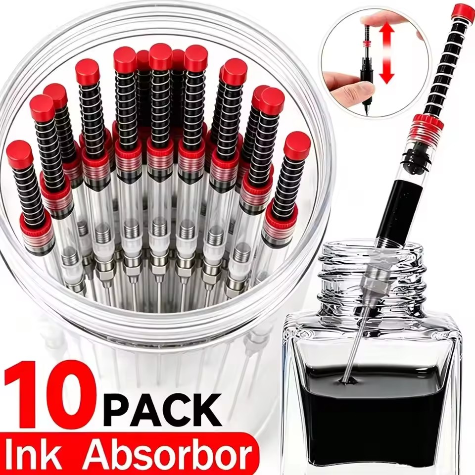 School Supplies - 1-10 stuks Vulpen Inktvuller Spuit Absorber
