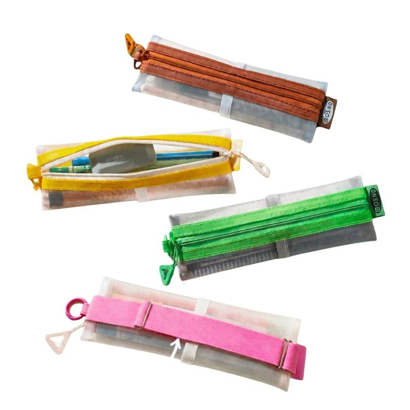 Transparante mesh etui met dub - Clear Mesh Pencil Pouch For Exam recensie en prijs