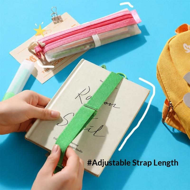 Transparante mesh etui met dub - Clear Mesh Pencil Pouch For Exam recensie en prijs