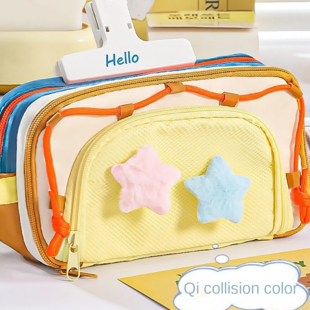 7-laags Y2K Star schrijfwaren  - Aesthetic Large Pencil Case Pouch recensie en prijs