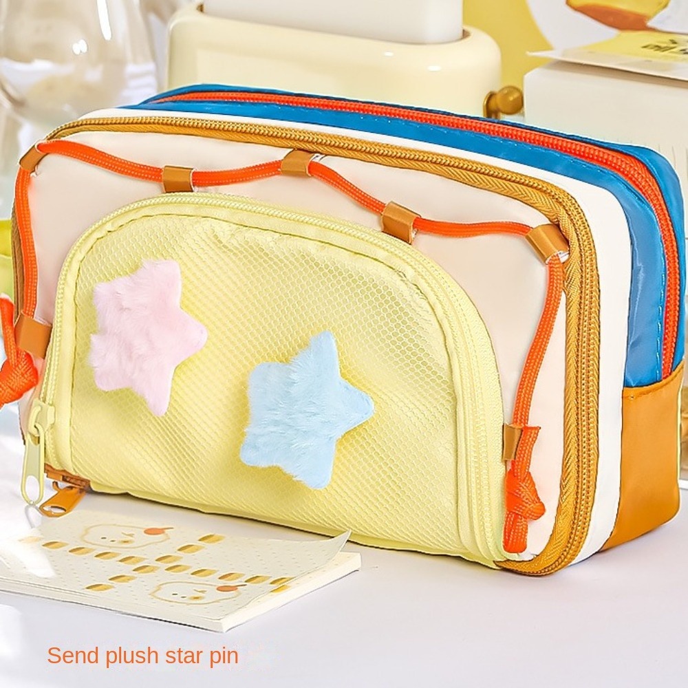 7-laags Y2K Star schrijfwaren  - Aesthetic Large Pencil Case Pouch recensie en prijs