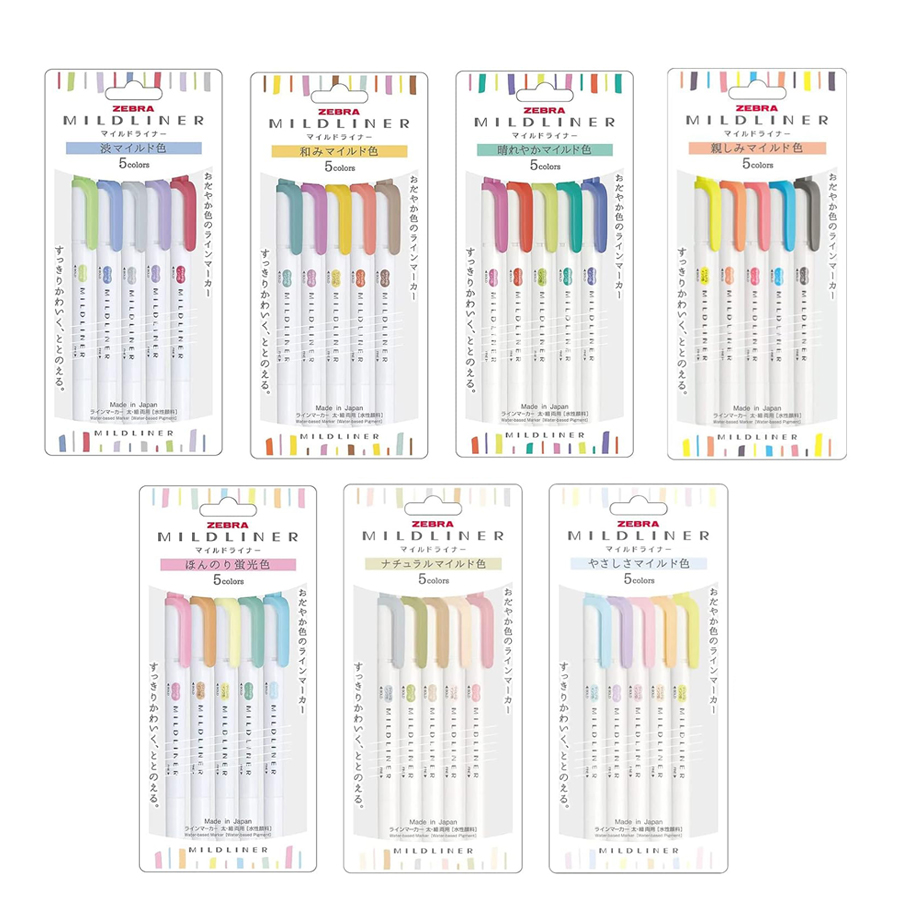 Zebra Mildliner Markeerstift P - Pastel Highlighter Set Double Ended recensie en prijs