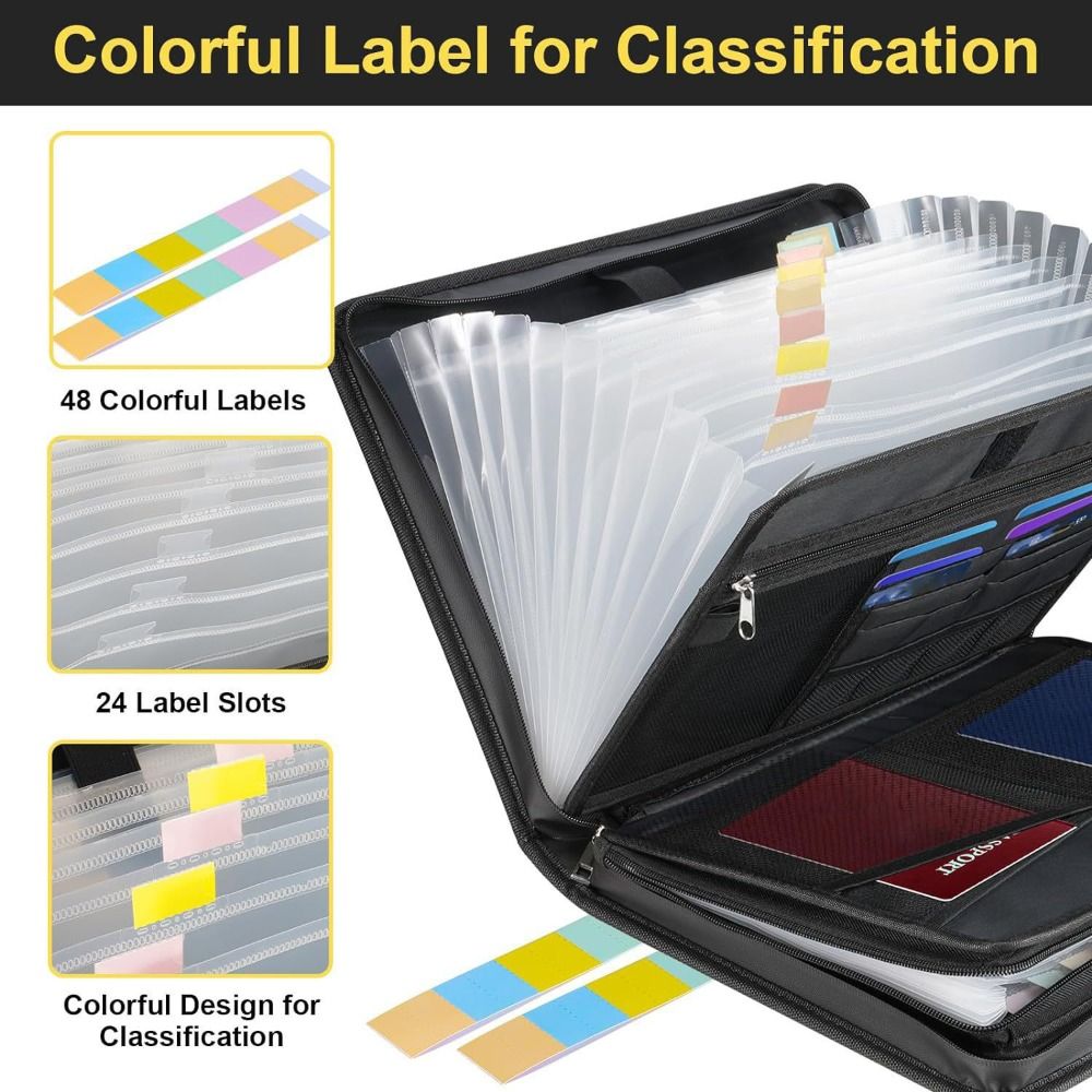 13-zakken accordeon bestandsor - Expandable Accordion File Folder 13 Pockets recensie en prijs