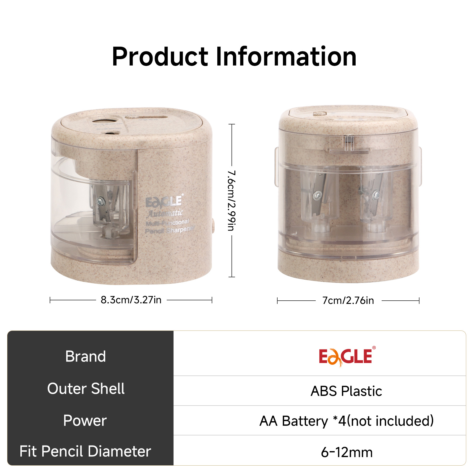 EAGLE Automatische elektrische - Electric Pencil Sharpener Usb recensie en prijs