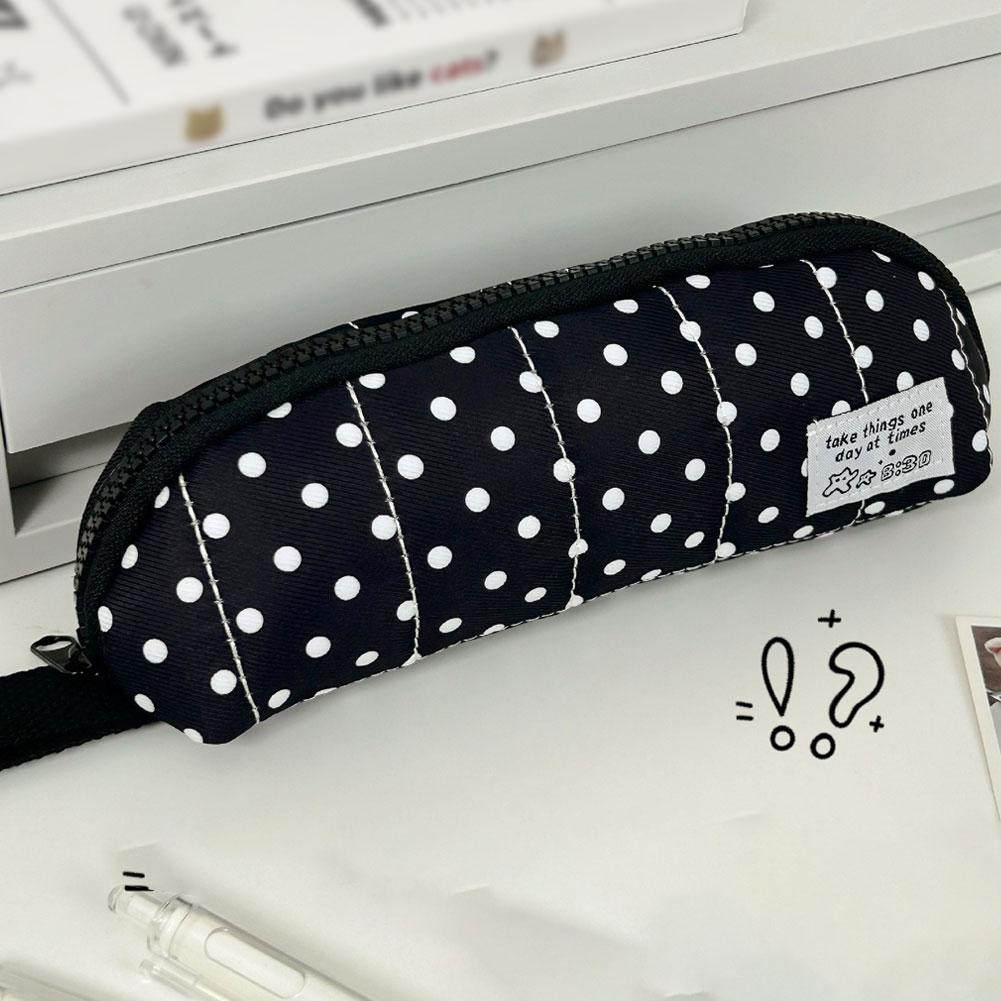 Esthetische Polka Dot Pennenma - Aesthetic Large Pencil Case Pouch recensie en prijs