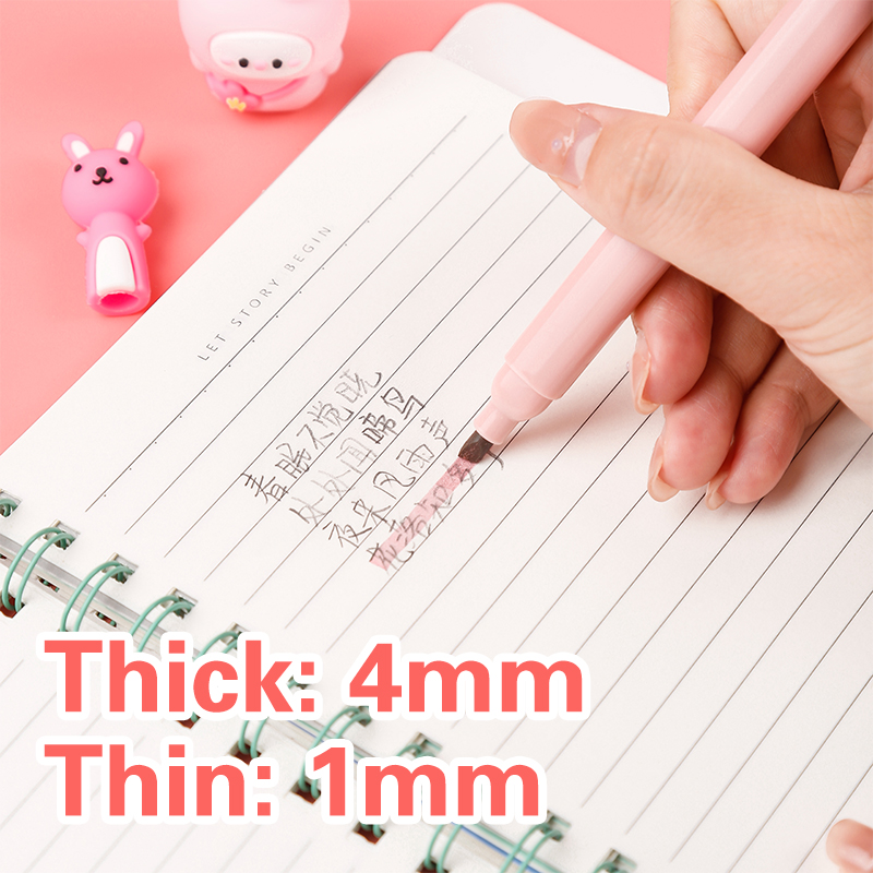 6 stks/pak Kawaii Cat Claw Pas - Pastel Highlighter Set Double Ended recensie en prijs