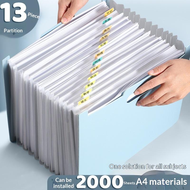 13-vakken accordeonmap met lab - Expandable Accordion File Folder 13 Pockets recensie en prijs