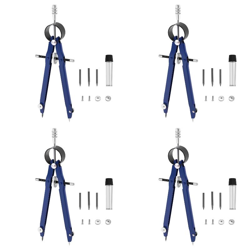 4-pack X((Professioneel passer - Math Geometry Set With Compass recensie en prijs