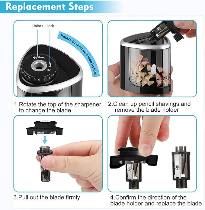 Elektrisch puntenslijperblad,  - Electric Pencil Sharpener Usb recensie en prijs