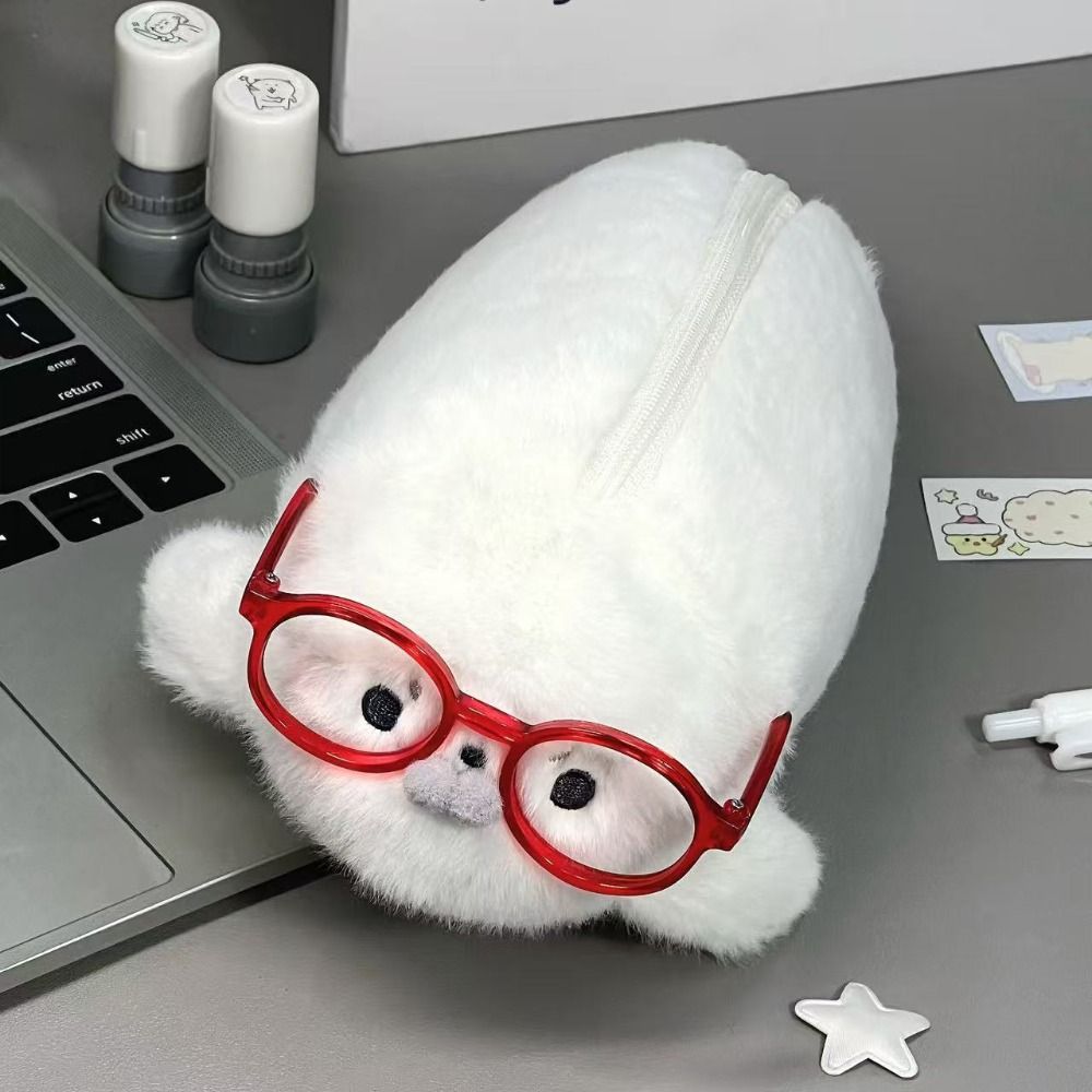 Grappige zeehondpop-etui met g - Aesthetic Large Pencil Case Pouch recensie en prijs