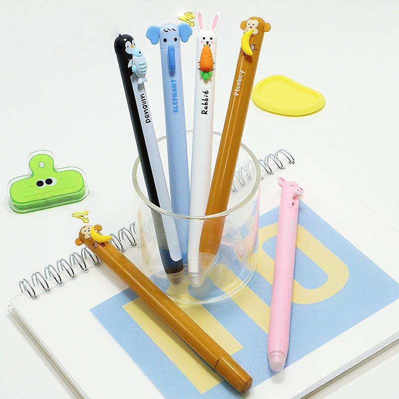Originele dierenfiguurtjes uit - Retractable Eraser Pen Click recensie en prijs