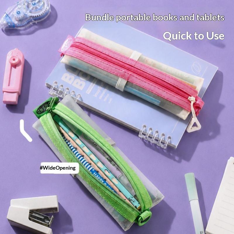 Transparante mesh-potloodhoude - Clear Mesh Pencil Pouch For Exam recensie en prijs