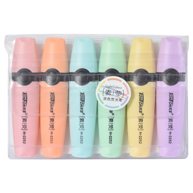 6 stks/set Markeerstift Pastel - Pastel Highlighter Set Double Ended recensie en prijs