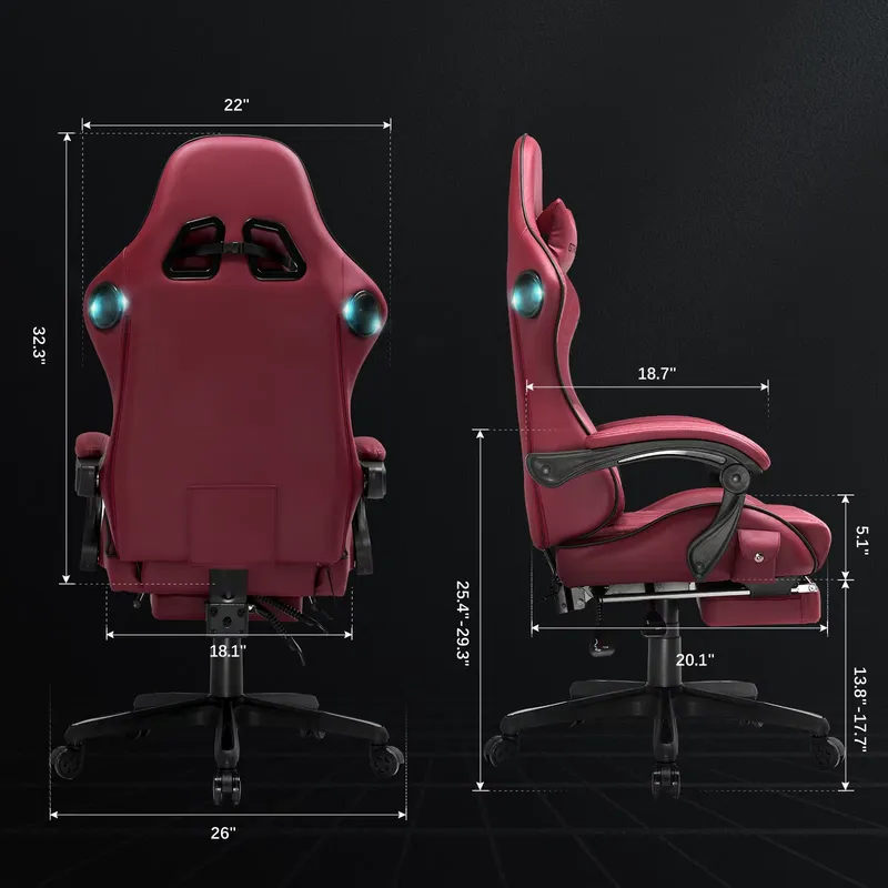 GTPLAYER gamingstoel met ingeb - Office Furniture recensie en prijs